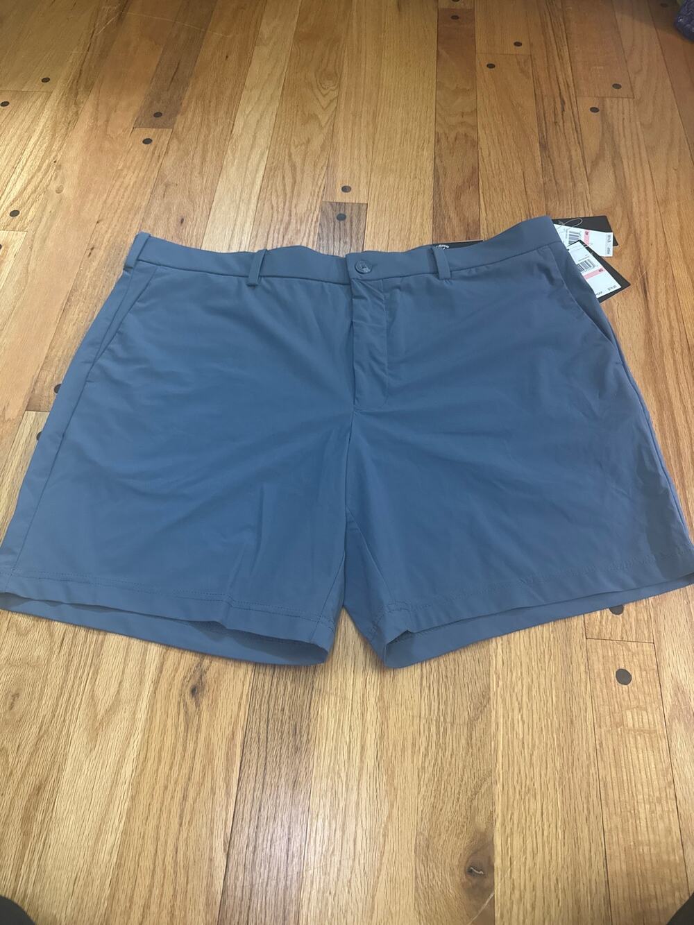 NEW Callaway Men's Stretch Performance Golf Shorts 40 W  Indigo 7” inseam